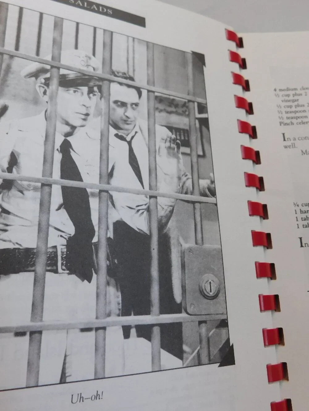 Aunt Bee's Mayberry Cookbook Vintage 1991 Spiral Bound Vintage